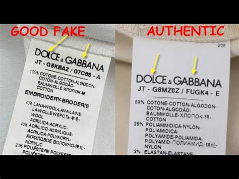 how to spot a fake dolce and gabbana t shirt|false dolce gabbana.